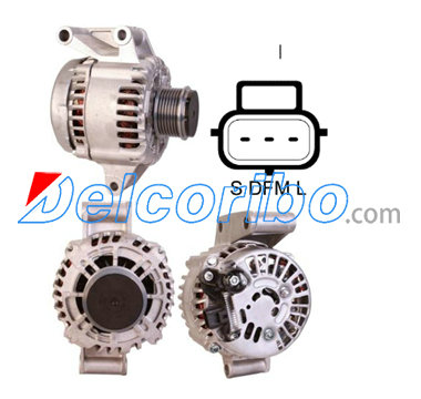 BOSCH 0 124 315 019, 0124315019, 0124315027, 0124315100 FORD YC1T-10300-BC, YC1T10300BC, 2C3U10300BB Alternator