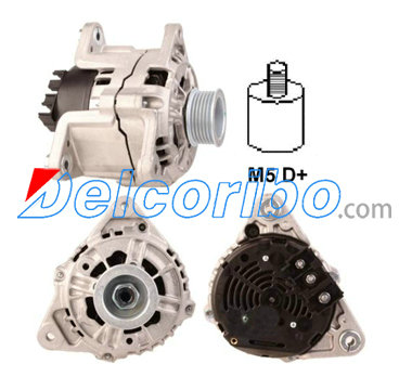 BOSCH 0123310023, 0123310050, 0-123-310-050 FORD 1001868, 96FB10300DA, 96FB10300DC, 96FB10300DD, 96FB10300DE, R96FB10300DC Alternator