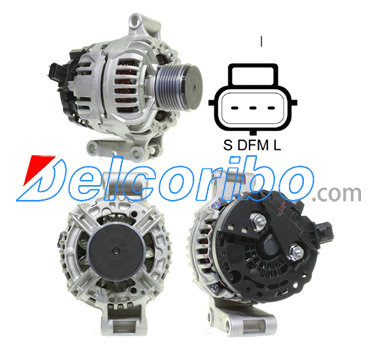 BOSCH 0124315019, 0124315027 FORD YC1T-10300-BC, YC1T10300BC, 2C3U10300BB Alternator