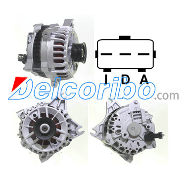 FORD 4U2Z-10V346-APRM, 4U2Z10V346APRM, F8AU10300AB, F8AU10300AC, F8AU10300AD, F8AZ10346AB Alternator