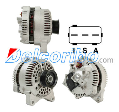 FORD 5C2T-10300-BC, 5C2T10300BC, F3AU10300CA, F3AZ10346A, F5AU10300AA, 5C2Z-10346-AA, 5C2Z10346AA Alternator