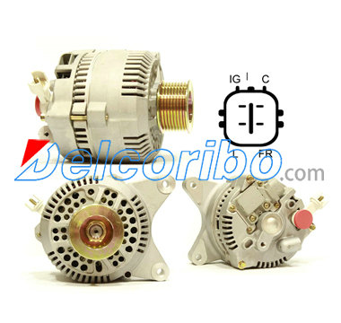 FORD F1PU-10346-AC, F1PU10346AC, F1VU10300BB, F1VU10300BC, F1VY10346B, F3VU10300AA Alternator