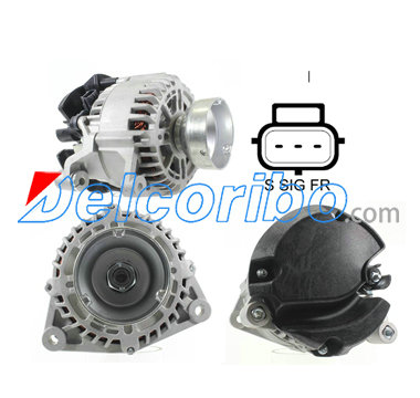 FORD 2T1U10300AB, 2T1U10300AB, 2T1U10300AC, 2T1U10300AC BOSCH 0986049181, 0-986-049-181 Alternator