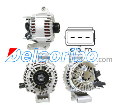 FORD 1S7T10300BB, 1S7T10300BC, 1S7T10300BD, 1S7T10300BE, 1S7T10300DA Alternator