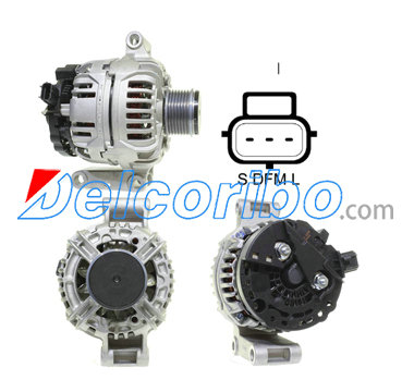 BOSCH 0124325100, 0-124-325-100 FORD 2C1T 10300 BA, 2C1T10300BA, 2C1T10300BB, YC1U10300EA, YC1U10300EB Alternator