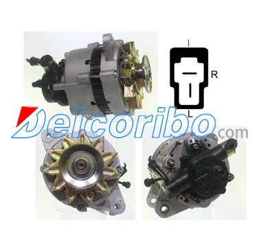 HITACHI LR150-410, LR150410, LR150-407, LR150407, MAZDA R201-18-300, R20118300, R20118300A Alternator