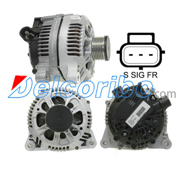 CITROEN 9643001680, FORD 1140136, 1485762, 2S6T10300BA, 2S6T10300BB, 2S6T10300BC Alternator