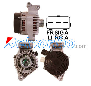 DENSO 102211-8050, 1022118050, 102211-8051, 1022118051 FORD 1126499, YS4D10300AB, YS4D10300AC, YS4D10300AE Alternator