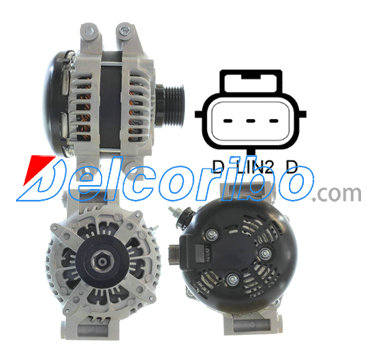 CHRYSLER 04801338AB, 4801338AB DENSO 104210-6080, 1042106080 Alternator