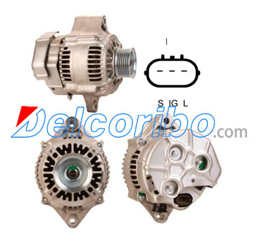 DENSO 101211-5720, 1012115720, 101211-0580, 1012110580 TOYOTA 27060-76080, 2706076080 Alternator