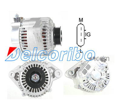 TOYOTA 27060-21010, 2706021010, 27060-21010-84, 270602101084 BOSCH 0986045811 Alternator