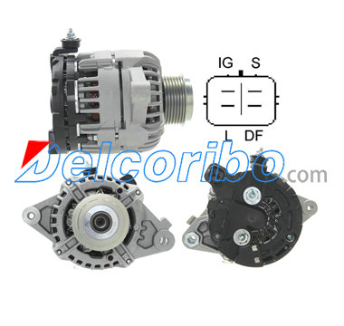 BOSCH 0124225055, 0-124-225-055, 0 124 225 055, 0986080470, 0-986-080-470, TOYOTA 27060-0N011, 270600N011 Alternator