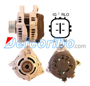 BOSCH 0986082450, 0-986-082-450 TOYOTA 27060-0N040, 270600N040, 27060-33100, 2706033100 Alternator