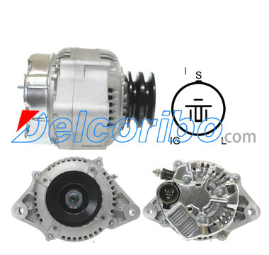 DENSO 100211-7850, 1002117850 TOYOTA 27060-17060, 2706017060 Alternator