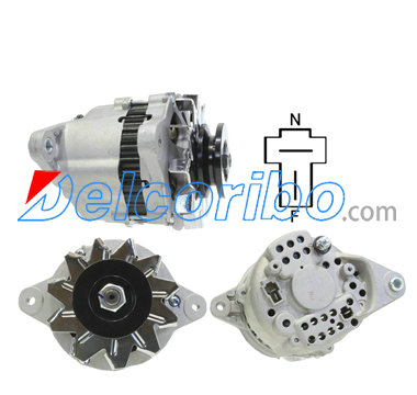 HITACHI LT135-24, LT13524, LT125-06, LT12506, LT125-06B, LT12506B, LT125-65, LT12565, LT130-72, LT13072 Alternator