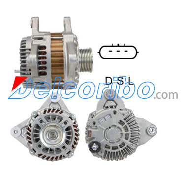 MITSUBISHI A002TJ0291, A002TJ0291ZE, A2TJ0291, A2TJ0291ZC, A2TJ0291ZE Alternator