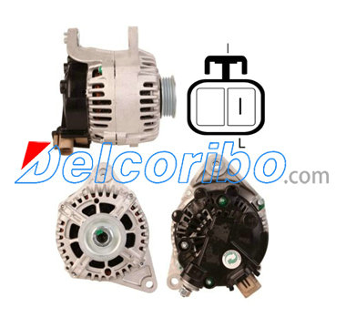 FIAT 71747925, 23100-AX600, 23100AX600 VALEO TG8C011, 2542694, 2542694A, 2542694B, 437455 Alternator