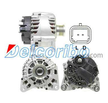 MITSUBISHI S620870, OPEL 4412045, 4404331, 4417846 BOSCH 0986045101, 0-986-045-101 Alternator