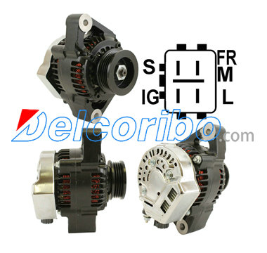 DENSO 101211-8740, 1012118740, HONDA 31630-ZY6-003, 31630ZY6003 Alternator