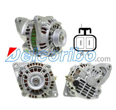 MAZDA B6BF-18-300D, B6BF18300D, B6BF-18-300ES, B6BF18300ES, BPE8-18-300A, BPE818300A Alternator