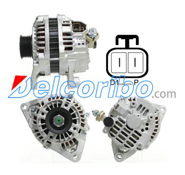 MAZDA ZJ01-18-300, ZJ0118300, MITSUBISHI A002TC0091, A2TC0091 Alternator