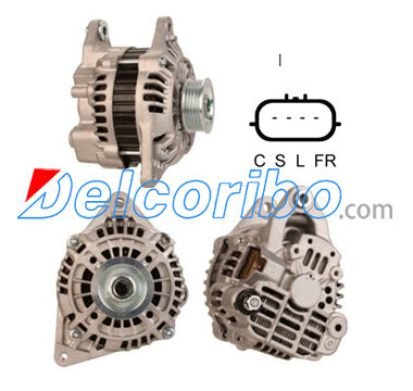 HYUNDAI 37300-38400, 3730038400, 3730038400RU MITSUBISHI A003TA5491, A003TA5492, A003TA7791, A003TB0291, A003TB4191 Alternator