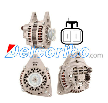 MITSUBISHI A003T14491, A003TA1191, A3T14491, A3TA1191, A3TA1191A, MD303481, MD317119 Alternator