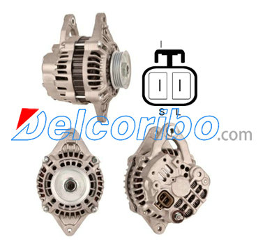 CHRYSLER MD102084, MD106713, MD114620, MD125569, R114620M, HYUNDAI 00228-10100, 0022810100 Alternator