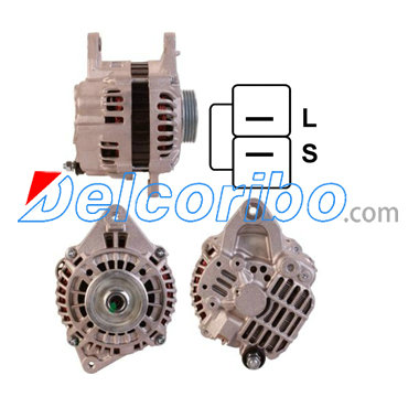 MITSUBISHI A003TA0491, A3TA0491, A3TA2391, A3TA2391A, MD313384, A003TA0991 Alternator