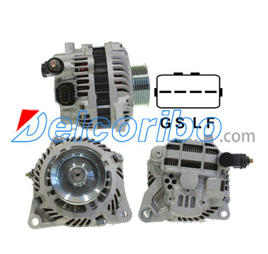 MITSUBISHI A003TG1192, 1800A064, A003TG1191, A3TG1191, A3TG1192, A3TG3491 Alternator