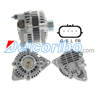 BOSCH 0986082720, 0-986-082-720, 0 986 082 720, MITSUBISHI 1800A008, A3TG3391 Alternator