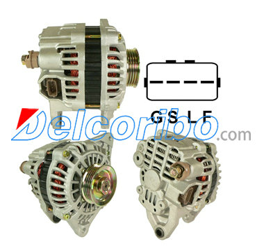 MITSUBISHI A2TB0892, A2TB5791ZC, MD317860, MD317862, MD368519, A002TB0892, A002TB7391 Alternator