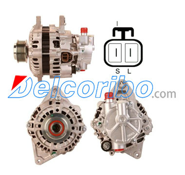 MITSUBISHI A003TN2481, A3TN2481, A3TN2481A, A3TN2481AT, MD371144 Alternator