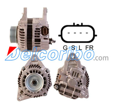 MITSUBISHI 1800A067, A3TG2991, A3TG2991A Alternator