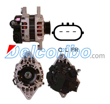 CASCO CAL32162, ELSTOCK 28-6649, 286649, KIA 37300-03300, 3730003300, 37300-03310, 3730003310 Alternator