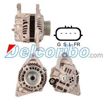 CASCO CAL35222, ELSTOCK 28-5949 MITSUBISHI 1800A007, A005TG0491ZT, A5TG0491, A5TG0491ZT Alternator