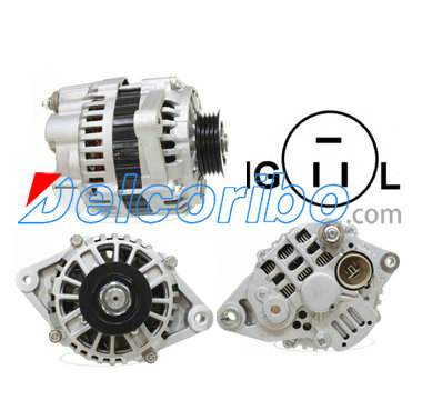 GM 30006109, 30016320, 96058486, 96069102, MITSUBISHI A001T01791, A001T02991 Alternator