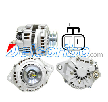 HITACHI LR190-750, LR190750, LR190-750B, LR190750B, ISUZU 8972159922 Alternator