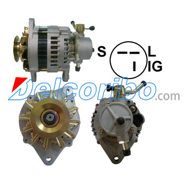 HITACHI LR180-508, LR180508, LR180-508B, LR180508B, ISUZU 8971674881, 8971674882 Alternator