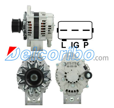 HITACHI LR250-707C, LR250707C, ISUZU 8980298872 Alternator