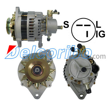 HITACHI LR180-511B, LR180511B, ISUZU 8-97208421-1, 8972084211 Alternator