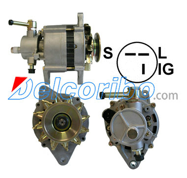 HITACHI LR225-415B, LR225415B, ISUZU 8-94389772-1, 8943897721 Alternator