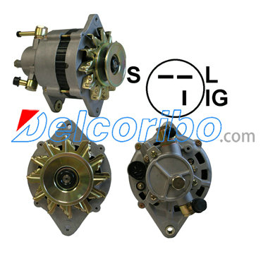 HITACHI LR240-405, LR240405, ISUZU 8-97029226-0, 8970292260 Alternator