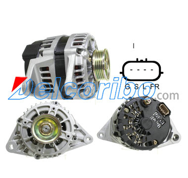 HYUNDAI 37300-38400, 3730038400, 37300-38700, 3730038700, 37300-38710, 3730038710 Alternator