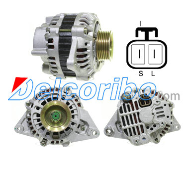 MITSUBISHI A003T12291, A002T01493, A003T12491, A004T01493, A004T03191, A2T01493 Alternator