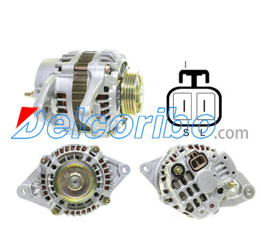 CHRYSLER MD309333, MITSUBISHI A005T05091, A002T09493, A2T09292, A2T09493, A5T05091 Alternator