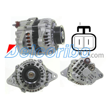 HYUNDAI 37300-02503, 3730002503 BOSCH 0986049201, 0-986-049-201 Alternator