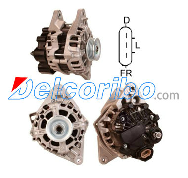 HYUNDAI 37300-23650, 3730023650, 37300-23650RU, 3730023650RU Alternator