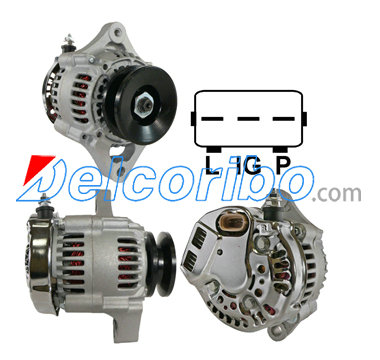 DENSO 101211-1030, 1012111030, KUBOTA 16404-64012, 1640464012, AUKUHNER 553409RI Alternator