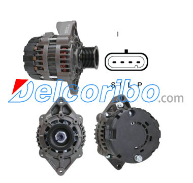 CASE 84230294, 87038475, 87042117, CUMMINS 3972730, DELCO 19020208, 8600000, 8600086 Alternator